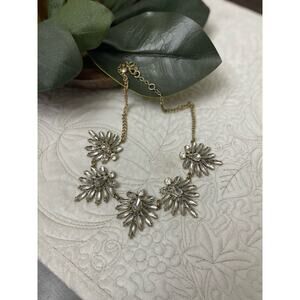 J.Crew Gold Toned Jewel Necklace